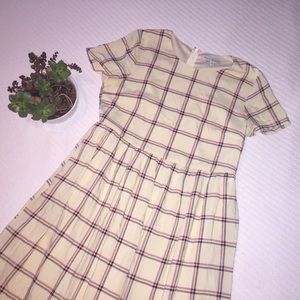 Stevie Hender medium plaid dress NWOT